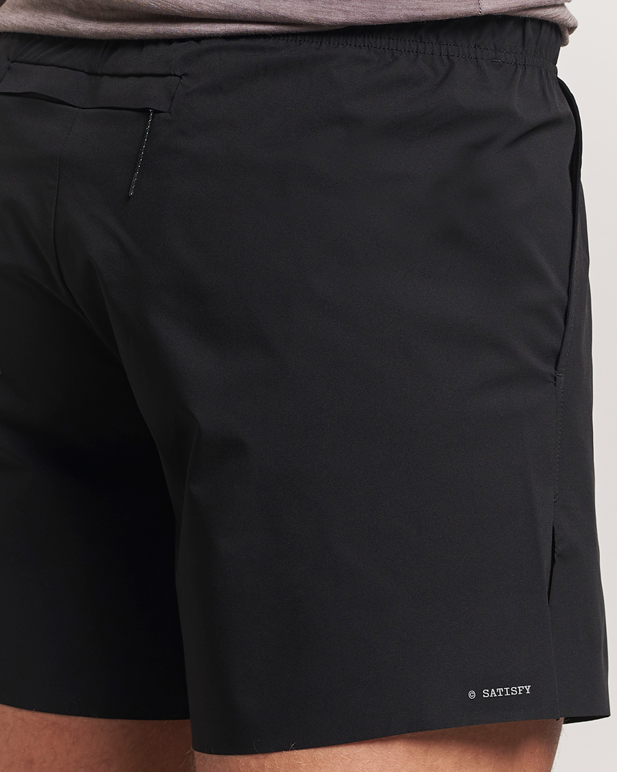 Herr | Shorts | Satisfy | PeaceShell 5 Inch Shorts Black