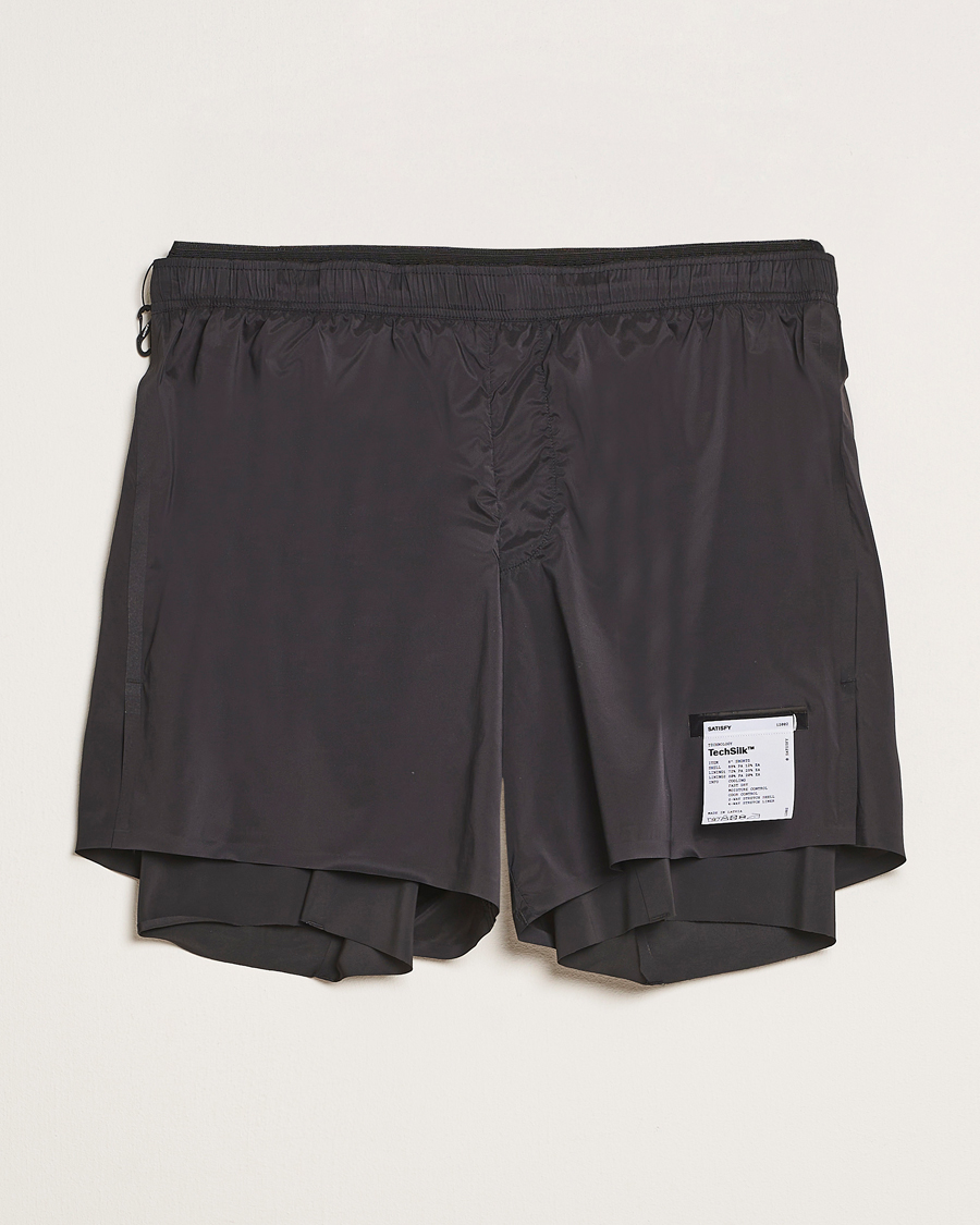 Herr | Shorts | Satisfy | TechSilk 8 Inch Shorts Black