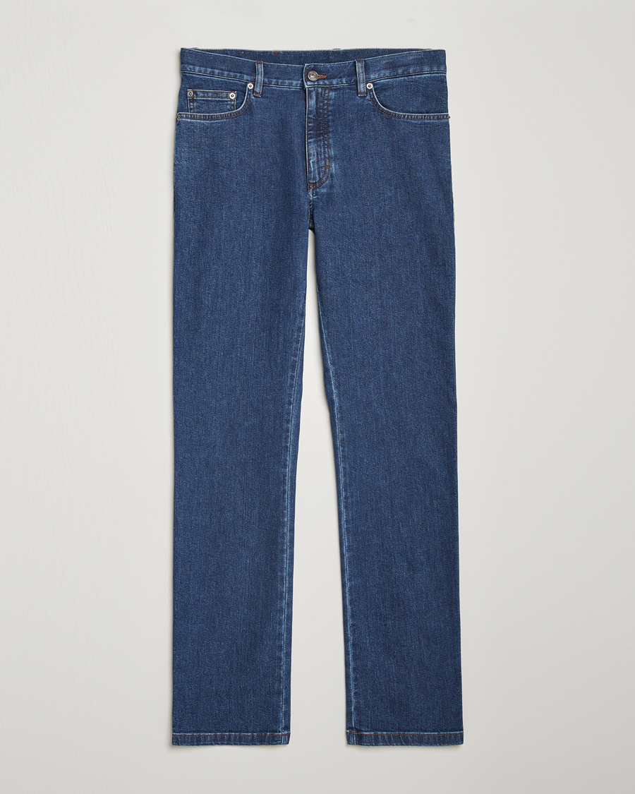 Herr | Jeans | Zegna | 5-Pocket Denim Jeans Stone Washed