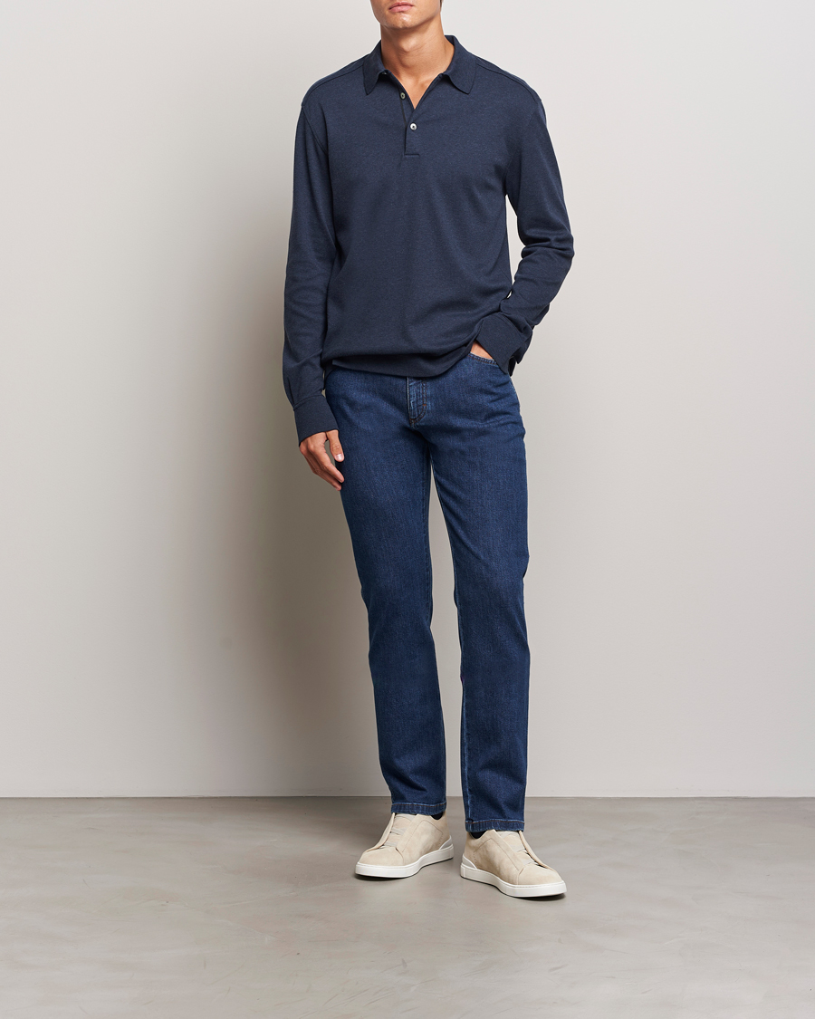 Herr | Jeans | Zegna | 5-Pocket Denim Jeans Stone Washed