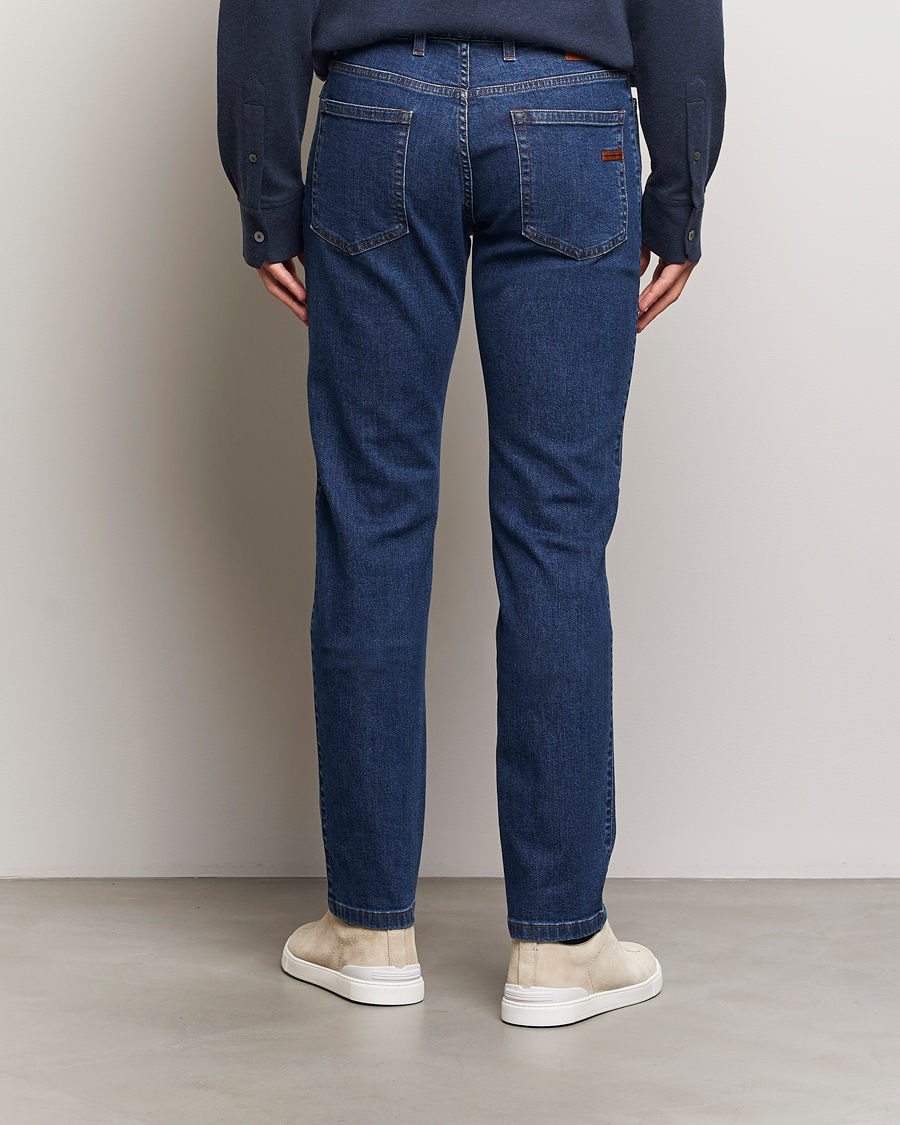 Herr | Jeans | Zegna | 5-Pocket Denim Jeans Stone Washed