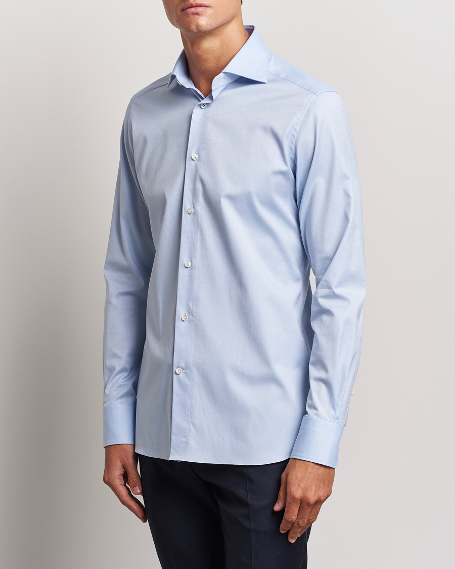 Herr | Skjortor | Zegna | Slim Fit Oxford Dress Shirt Light Blue