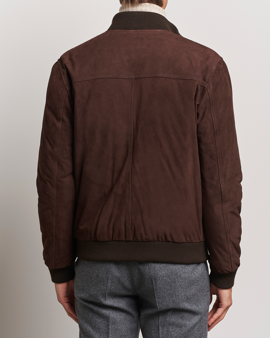 Herr | Jackor | Valstar | Goose Down Valstarino Dark Brown Suede