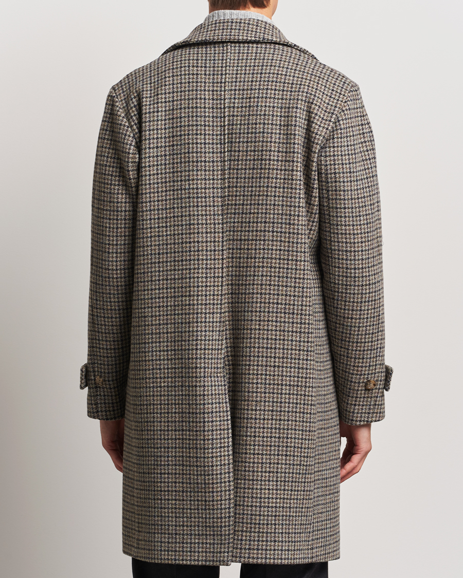 Herr | Jackor | Valstar | Marcello Wool Overcoat Grey Houndstooth