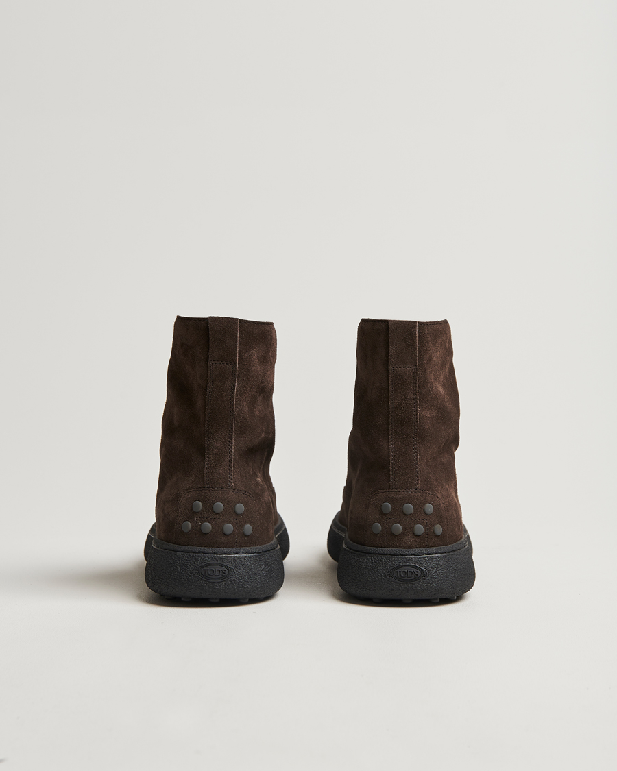 Herr | Tod's Gommino Winter Boots Dark Brown Suede | Tod's | Gommino Winter Boots Dark Brown Suede