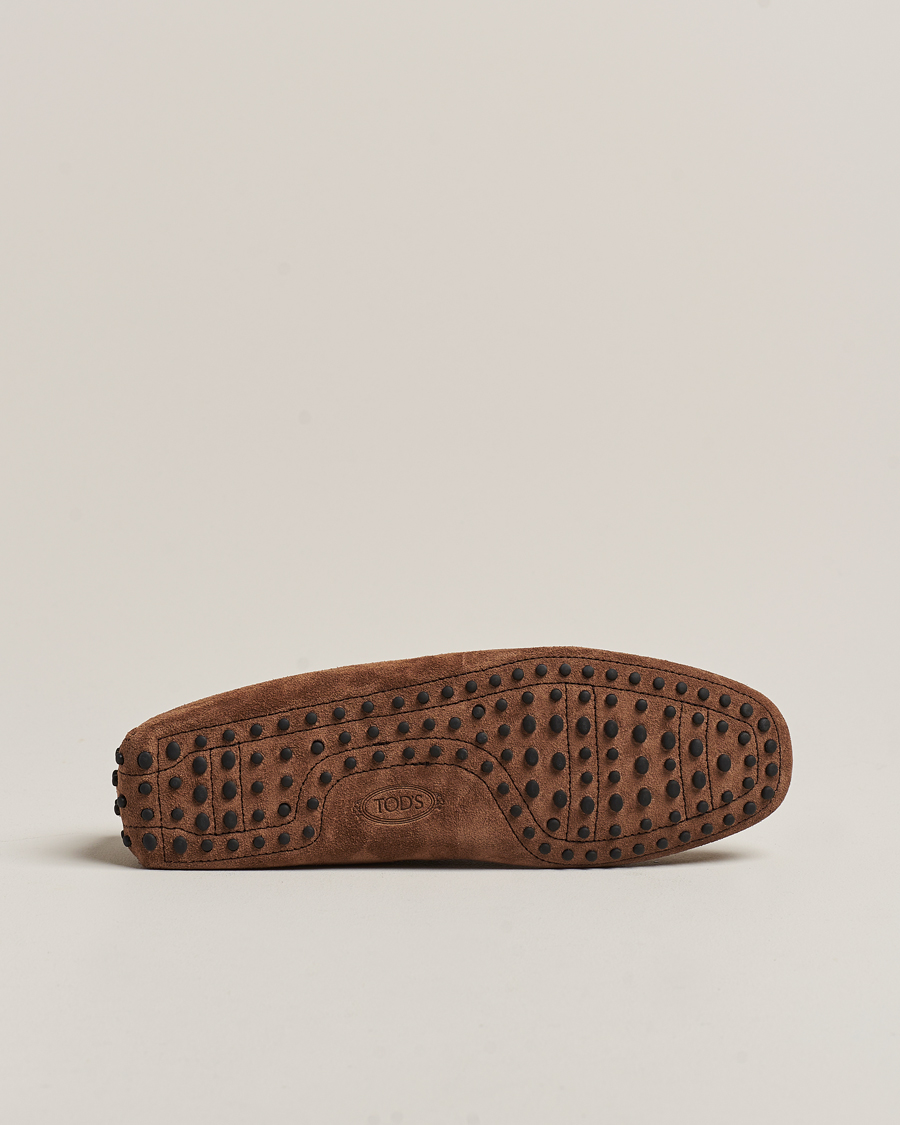 Herr | Tod's Winter Shearling Gommino Brown Suede | Tod's | Winter Shearling Gommino Brown Suede