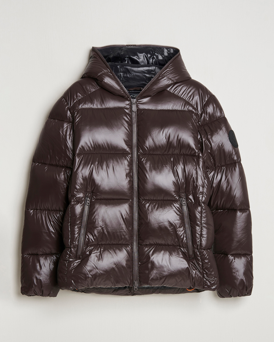 Herr | Jackor | Save The Duck | Edgard Padded Puffer Brown Black