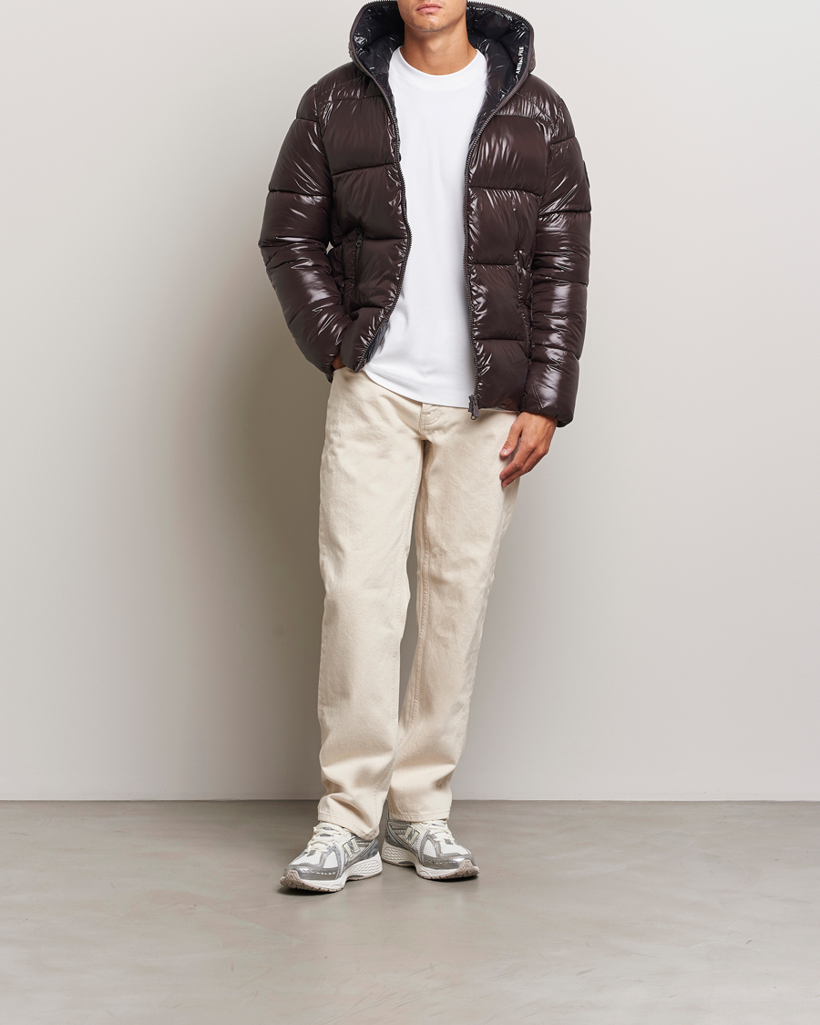 Herr | Jackor | Save The Duck | Edgard Padded Puffer Brown Black