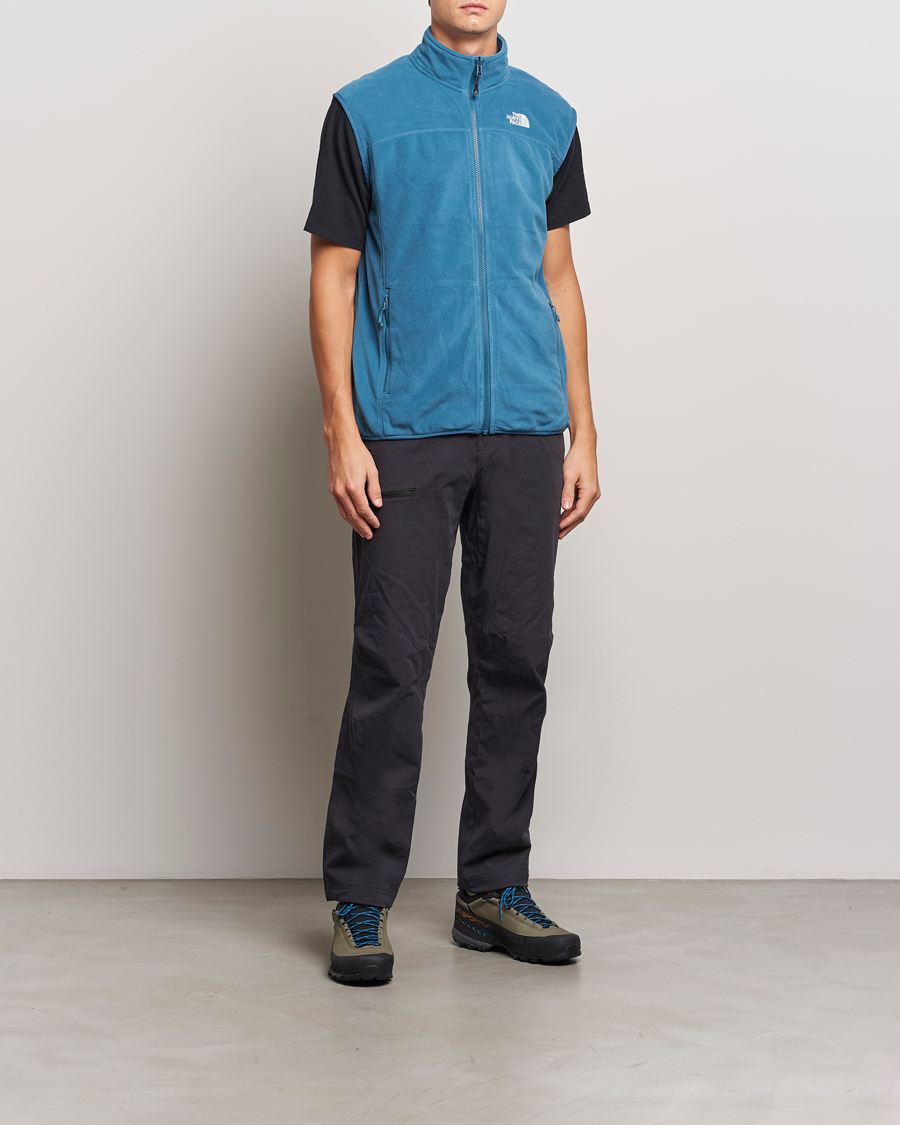 Herr | The North Face 100 Glacier Fleece Vest Midnight Petrol | The North Face | 100 Glacier Fleece Vest Midnight Petrol