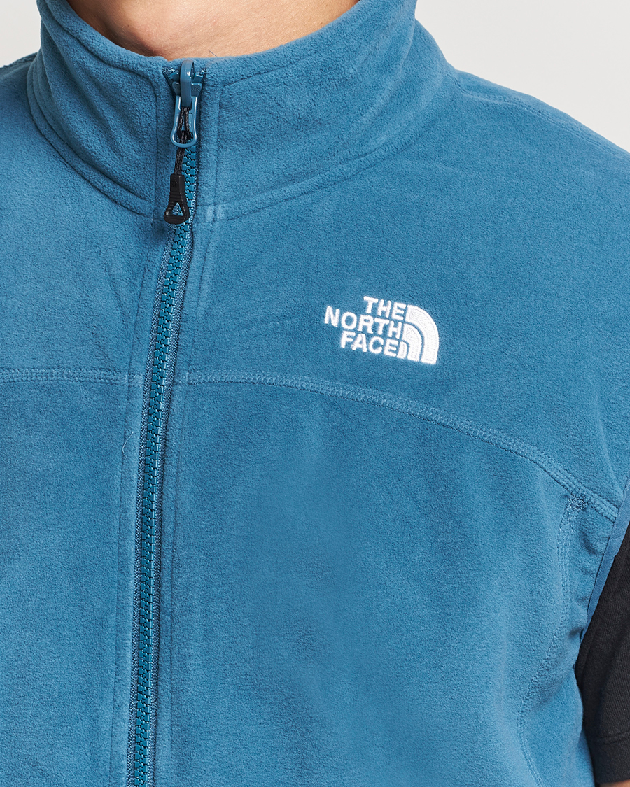 Herr | The North Face 100 Glacier Fleece Vest Midnight Petrol | The North Face | 100 Glacier Fleece Vest Midnight Petrol