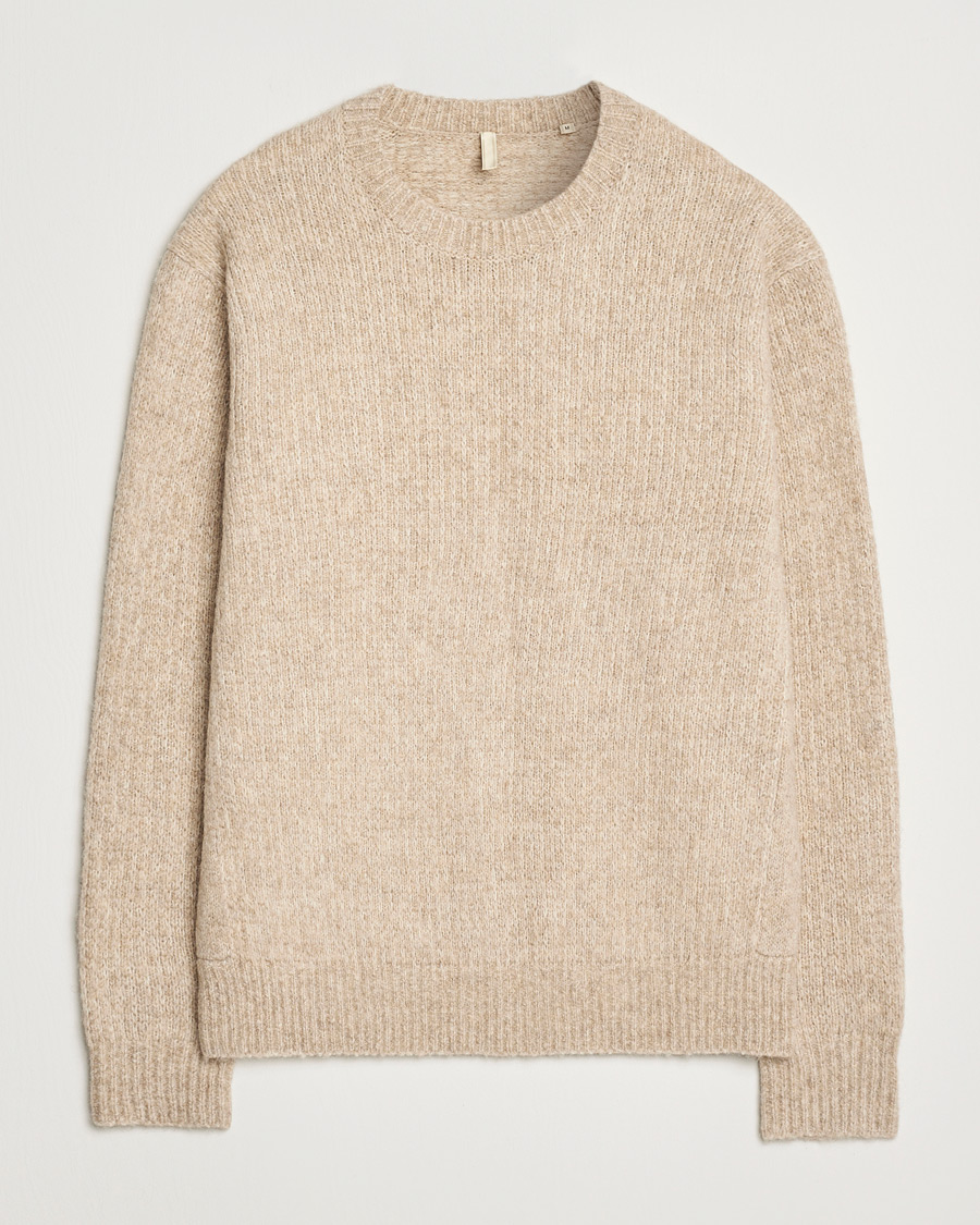 Herr | Tröjor | Sunflower | Yak Sweater Beige