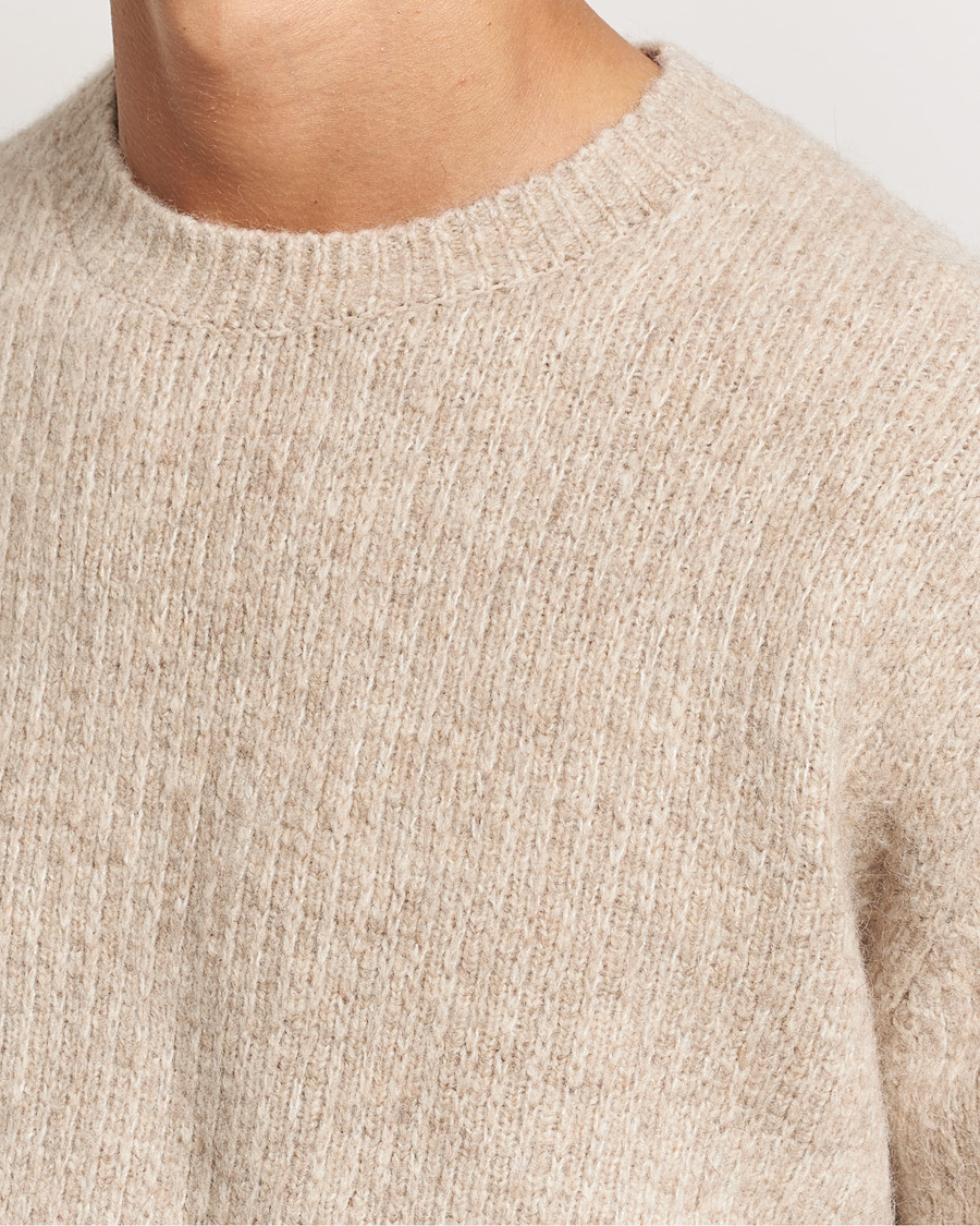 Herr | Tröjor | Sunflower | Yak Sweater Beige