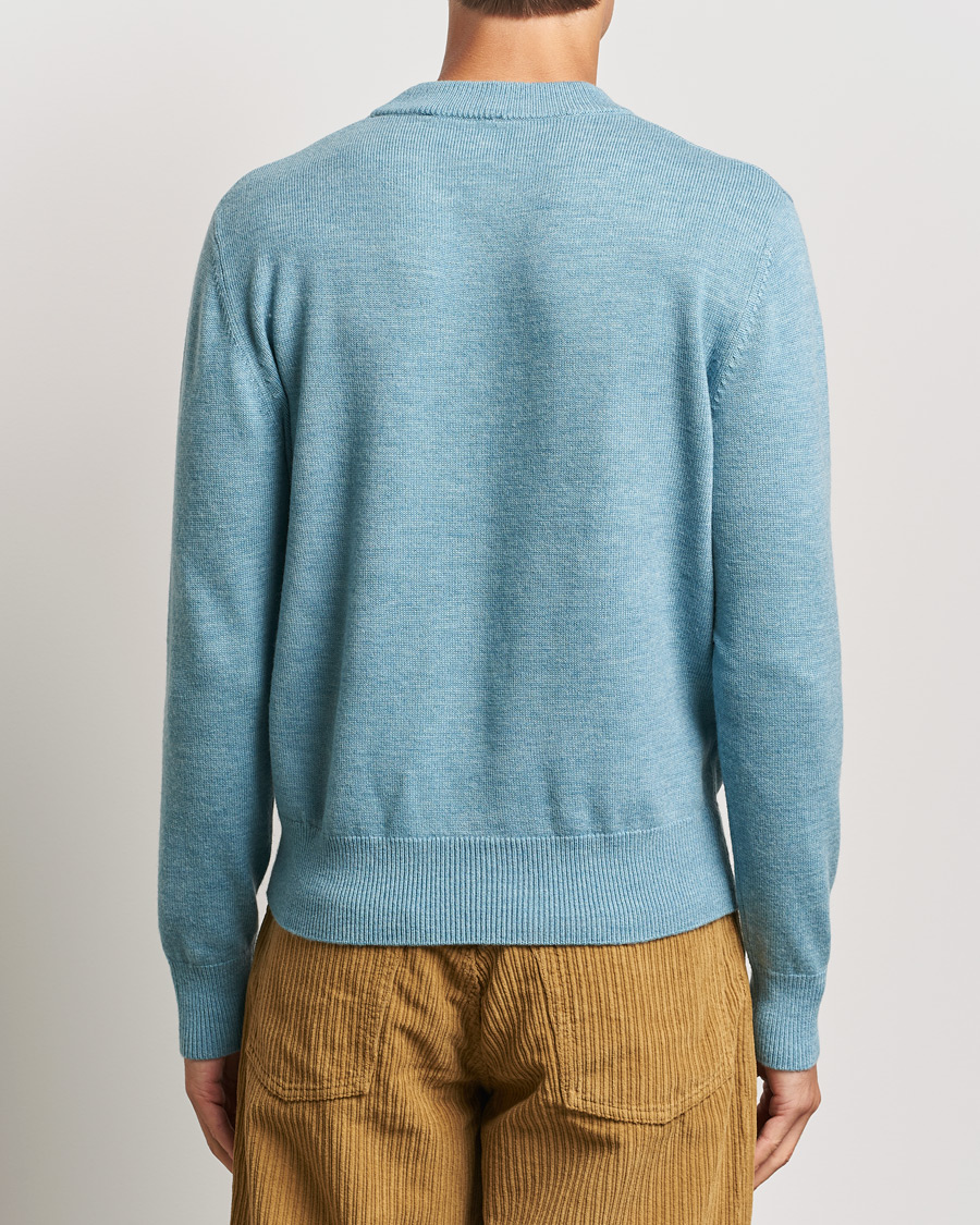 Herr | Tröjor | Sunflower | Moon Merino Crewneck Blue