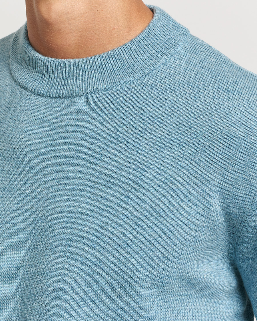 Herr | Tröjor | Sunflower | Moon Merino Crewneck Blue