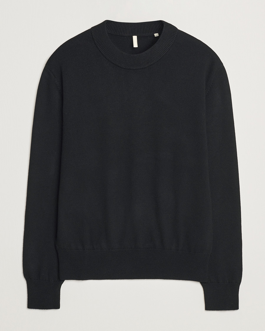 Herr | Tröjor | Sunflower | Moon Merino Crewneck Black