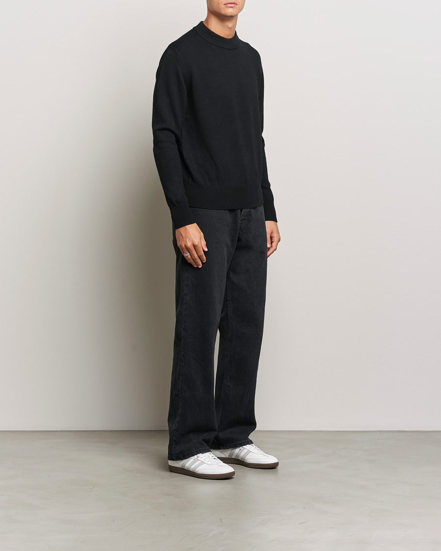 Herr | Tröjor | Sunflower | Moon Merino Crewneck Black