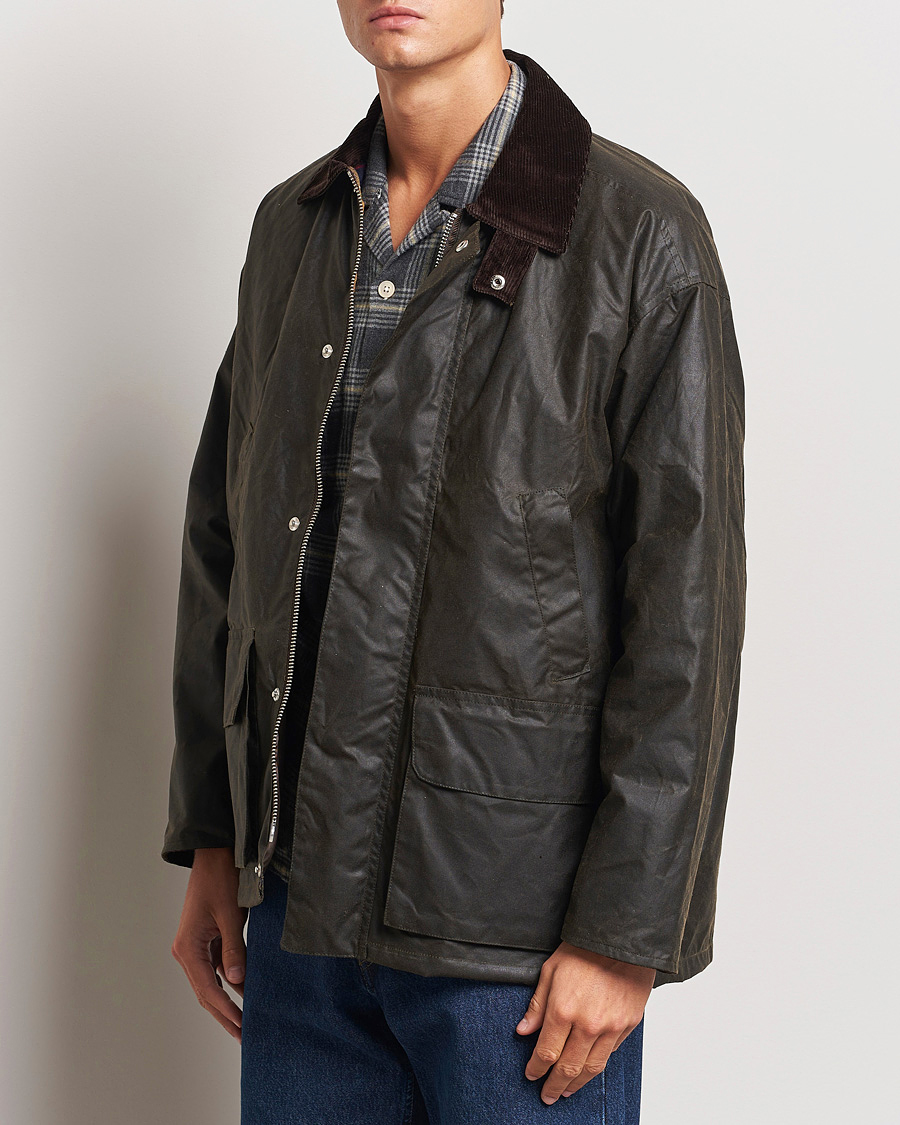 Herr | Jackor | Sunflower | Waxed Leisure Jacket Olive