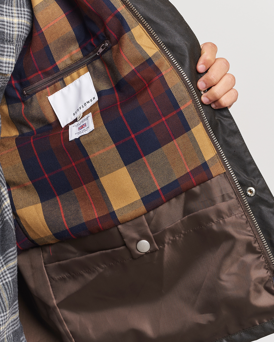 Herr | Jackor | Sunflower | Waxed Leisure Jacket Olive