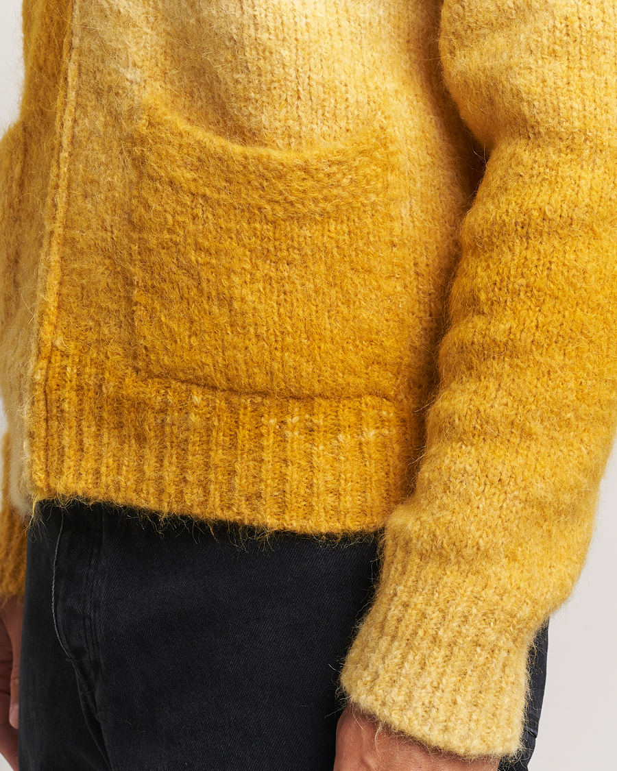 Herr | Tröjor | Sunflower | Ombre Zip Cardigan Yellow