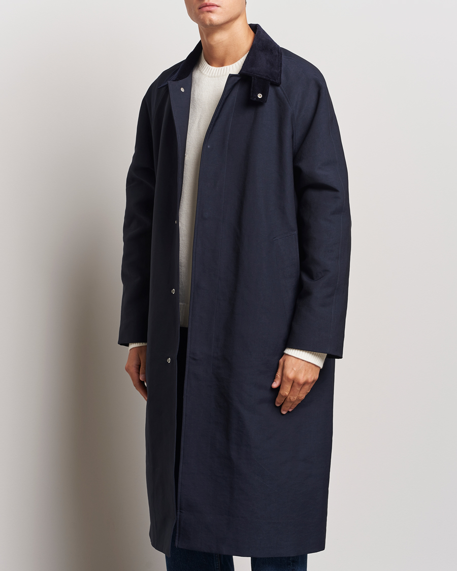 Herr | Jackor | Sunflower | Raglan Coat Navy