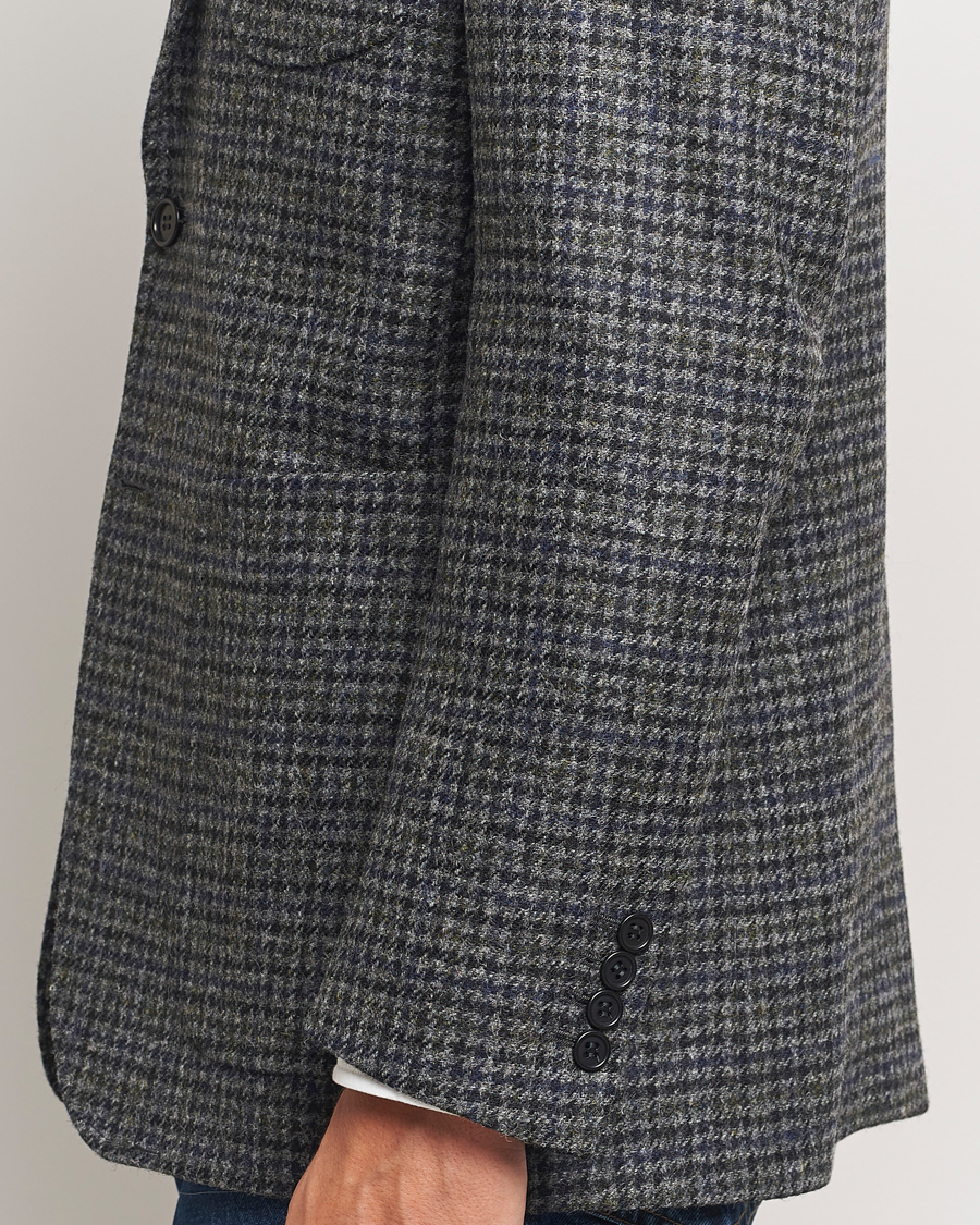 Herr | Kavajer | Sunflower | Tweed Blazer Grey Check