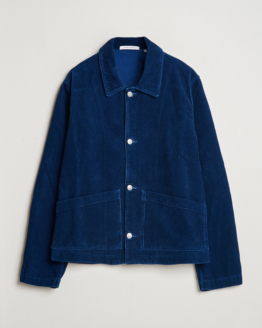 Herr | Jackor | Sunflower | Corduroy Worker Jacket Indigo