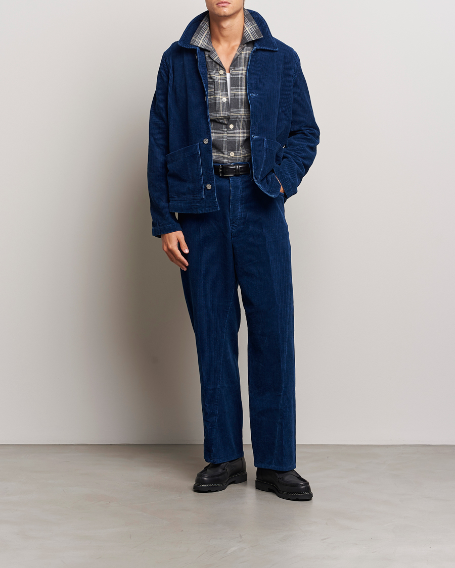 Herr | Jackor | Sunflower | Corduroy Worker Jacket Indigo