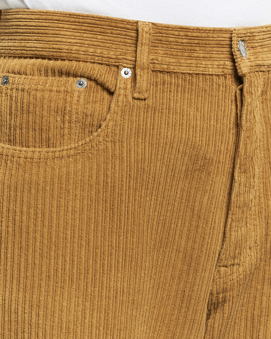Herr | Byxor | Sunflower | Wide Twist Corduroy Pants Ochre