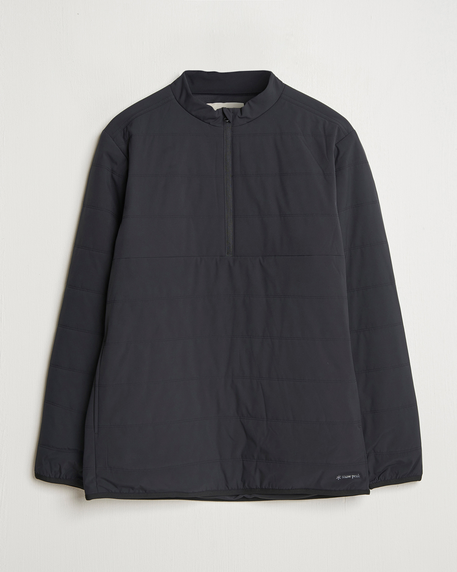 Herr | Tröjor | Snow Peak | Flexible Insulated Half Zip Black