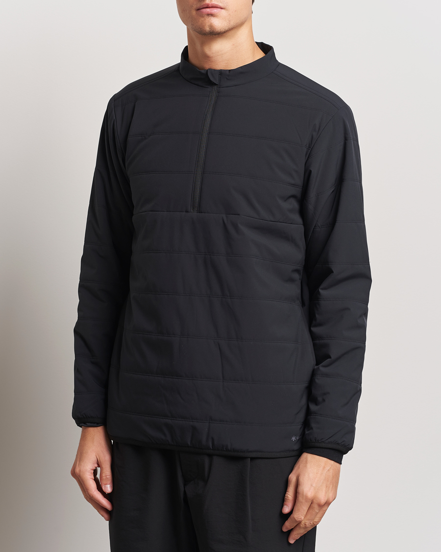 Herr | Tröjor | Snow Peak | Flexible Insulated Half Zip Black