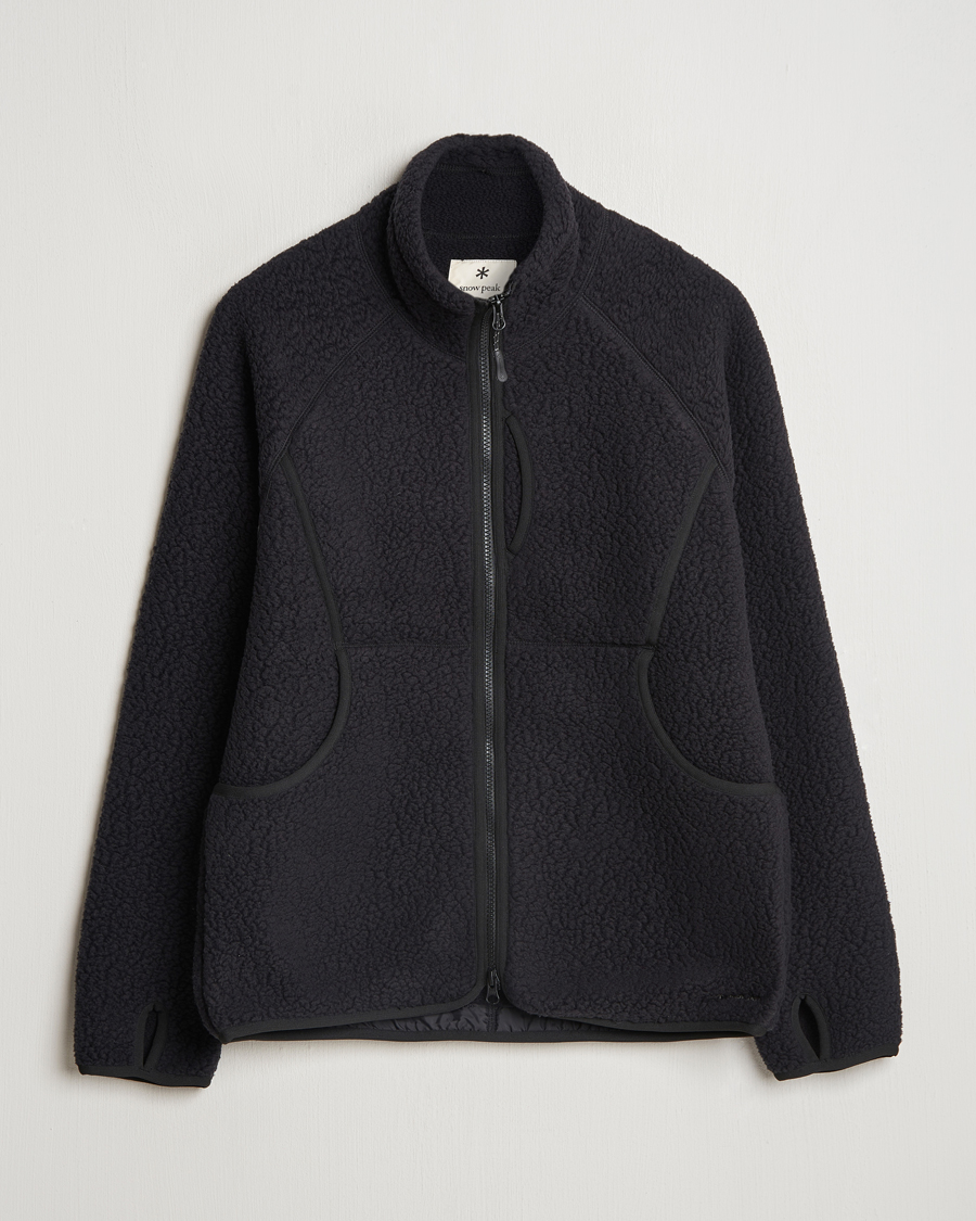 Herr | Tröjor | Snow Peak | Thermal Boa Fleece Jacket Black