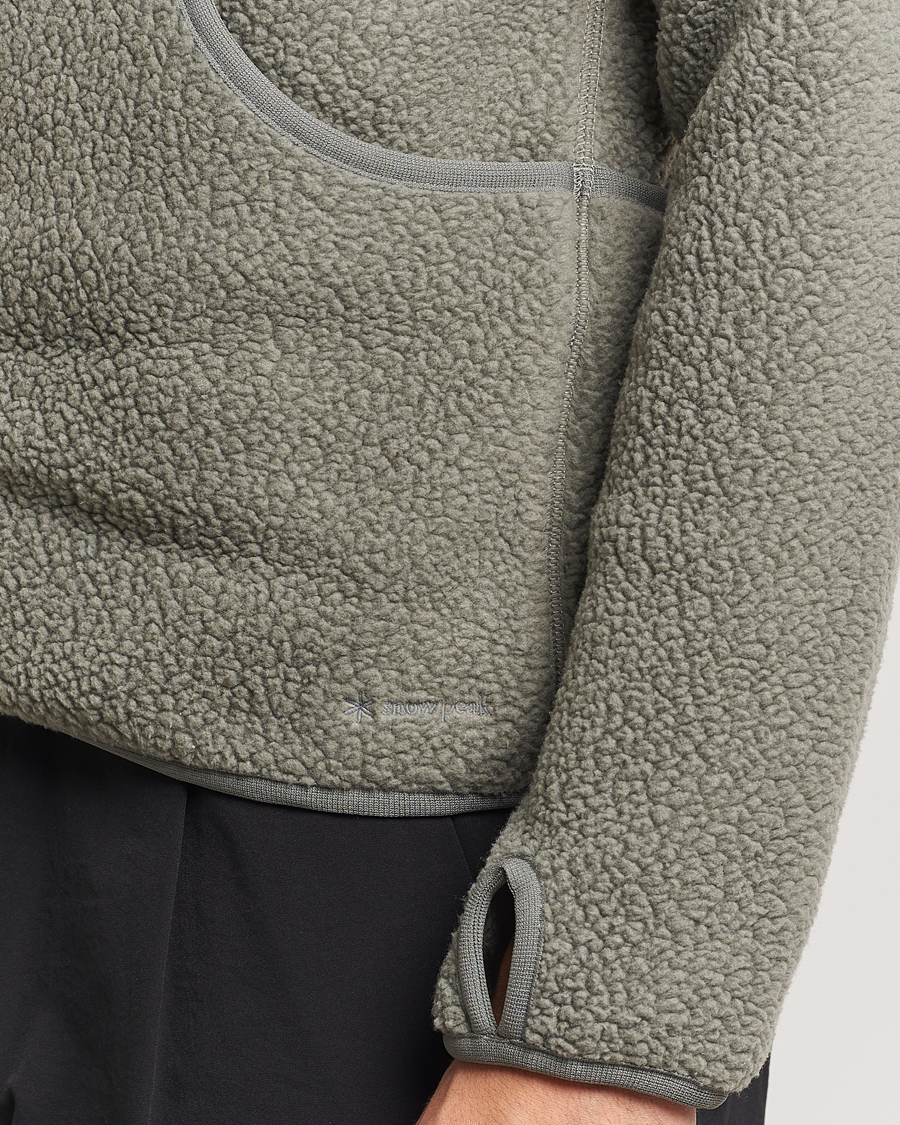 Herr | Tröjor | Snow Peak | Thermal Boa Fleece Jacket Grey