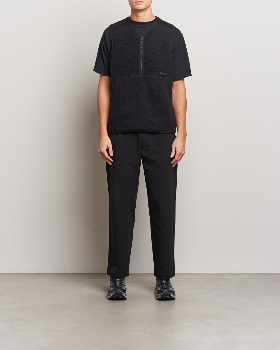 Herr | Snow Peak Thermal Boa Fleece Vest Black | Snow Peak | Thermal Boa Fleece Vest Black