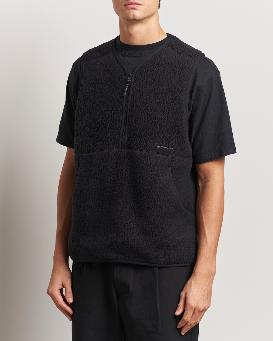 Herr | Snow Peak Thermal Boa Fleece Vest Black | Snow Peak | Thermal Boa Fleece Vest Black