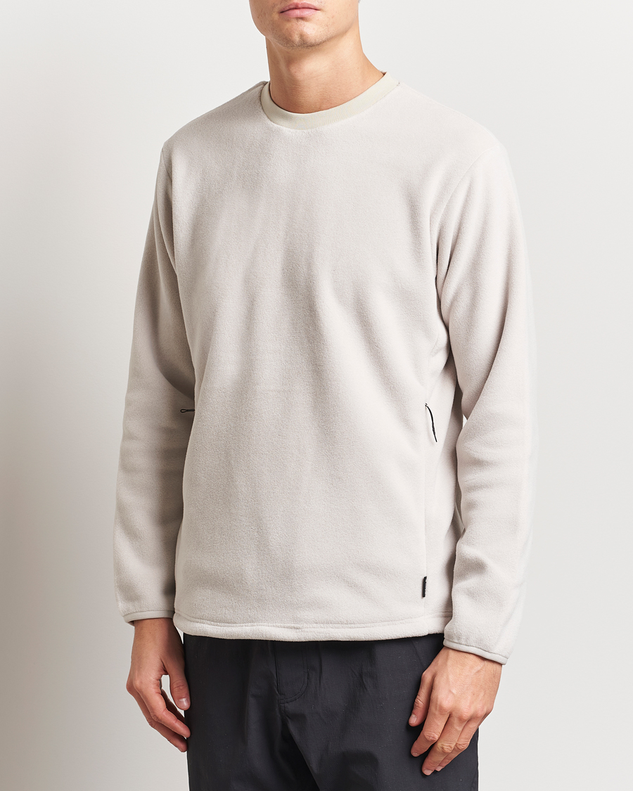 Herr | Tröjor | Snow Peak | Double Face Fleece Pullover Ivory