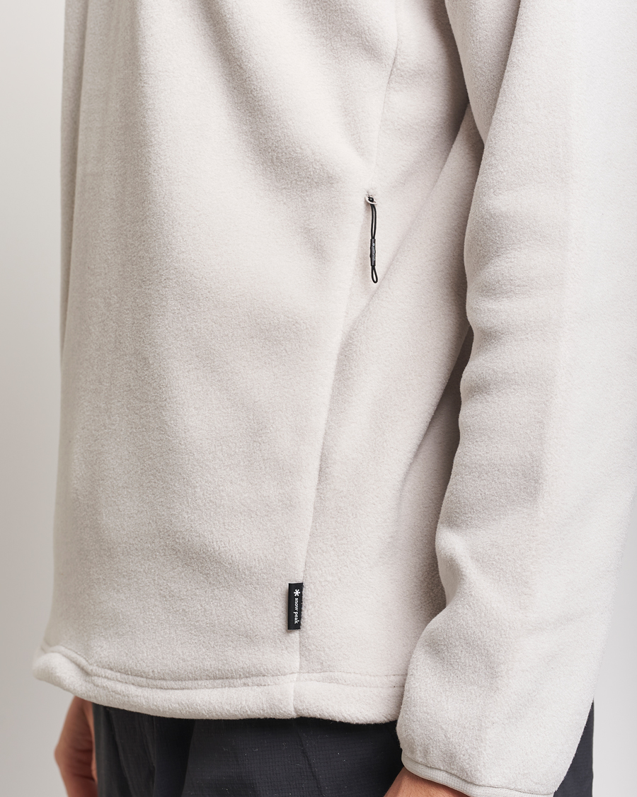 Herr | Tröjor | Snow Peak | Double Face Fleece Pullover Ivory