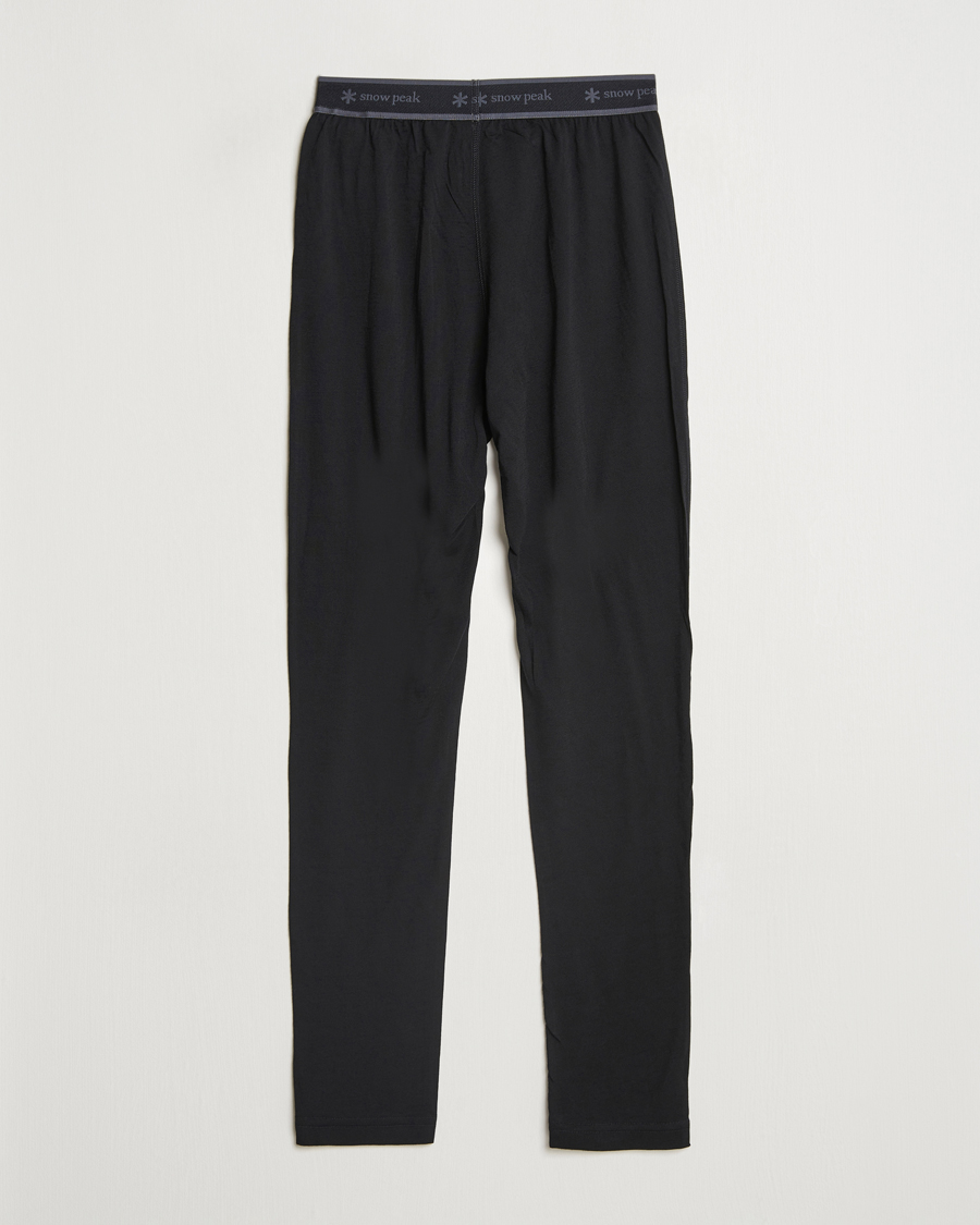 Herr | Byxor | Snow Peak | Merino Wool Tights Black
