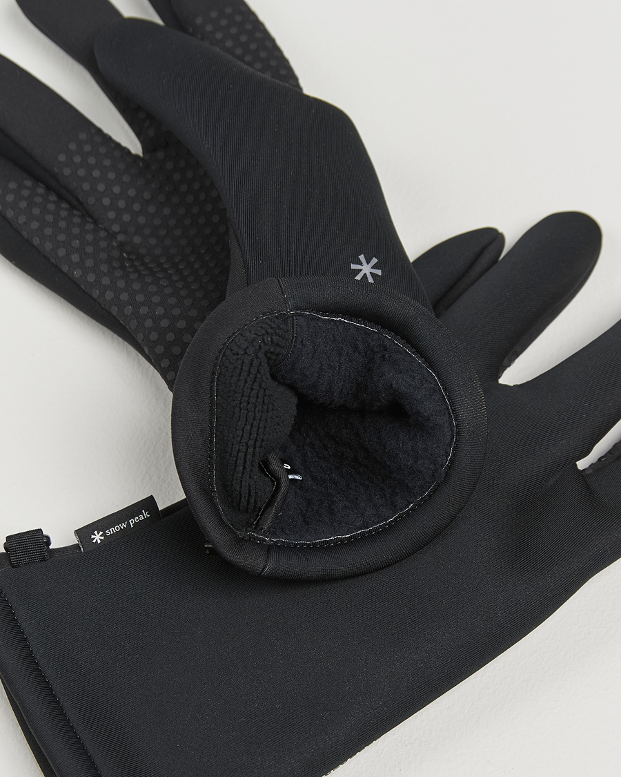 Herr | Snow Peak GORE Windstopper Gloves Black | Snow Peak | GORE Windstopper Gloves Black