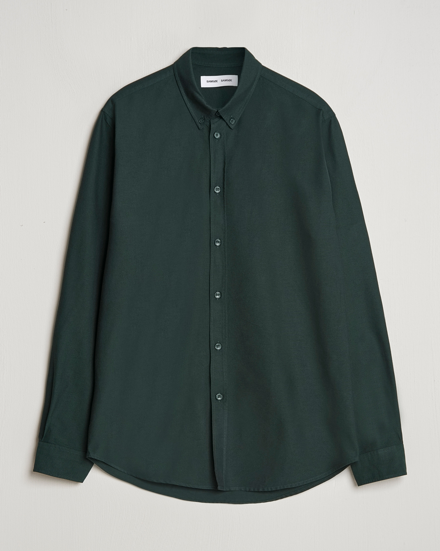 Herr | Skjortor | Samsøe Samsøe | Saliam Oxford Shirt Darkest Spruce