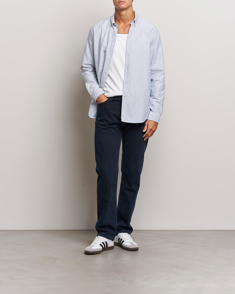 Herr | Skjortor | Samsøe Samsøe | Saliam Oxford Shirt Oxford Narrow Stripe