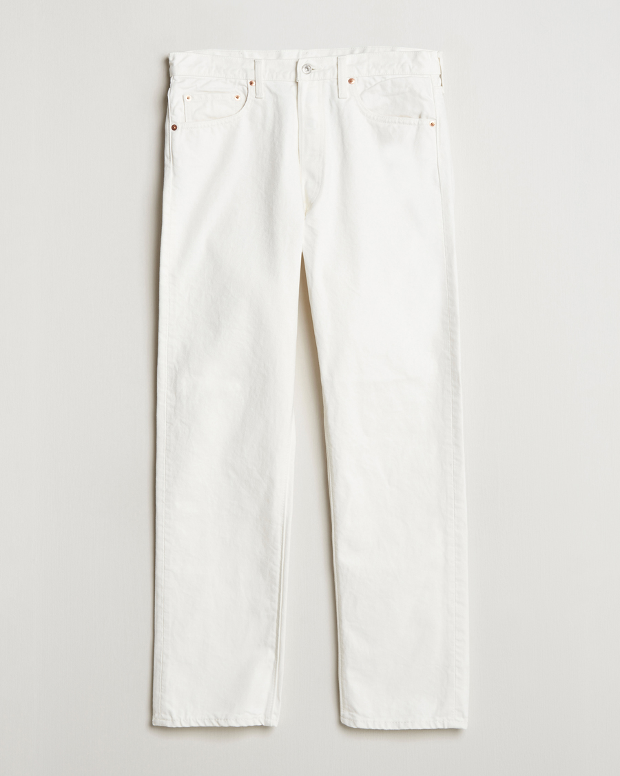 Herr | Byxor | orSlow | Straight Fit 105 Selvedge Jeans White
