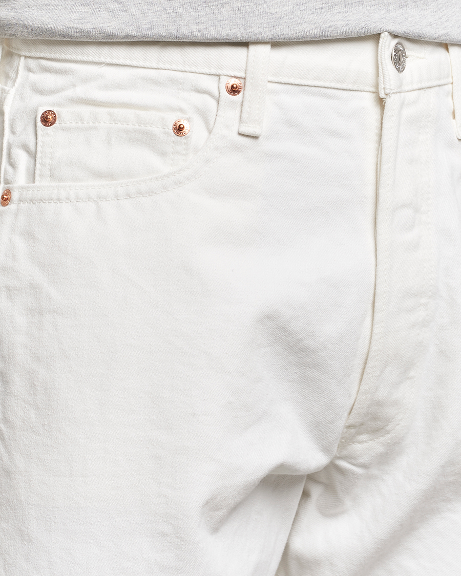 Herr | Byxor | orSlow | Straight Fit 105 Selvedge Jeans White