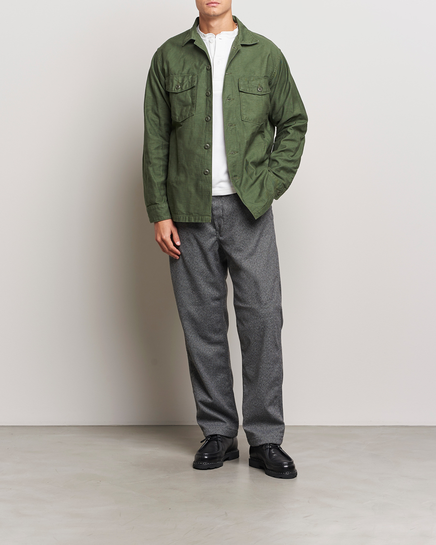 Herr | Byxor | orSlow | New Yorker Pants Gray
