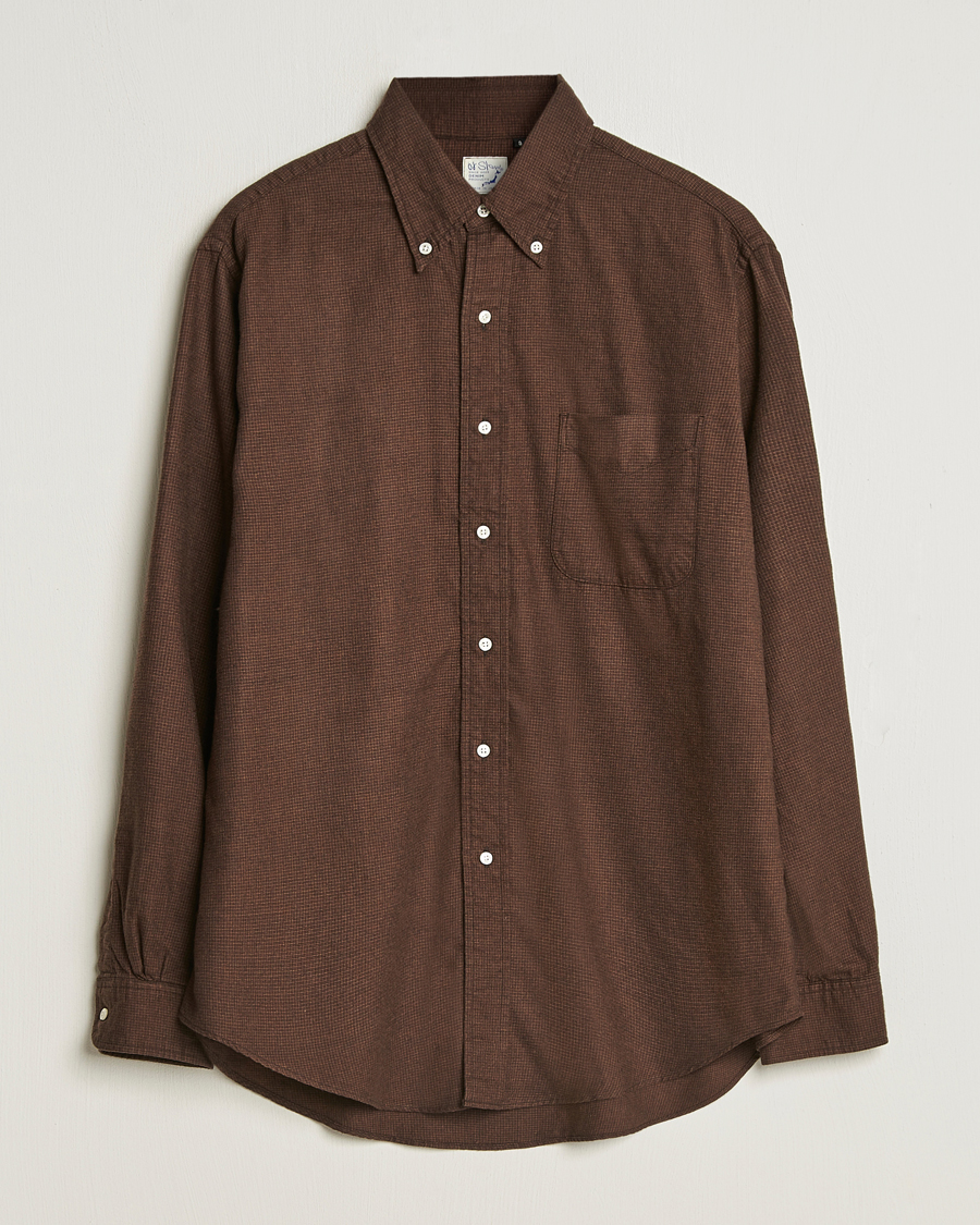 Herr | Skjortor | orSlow | Button Down Shirt Burgundy