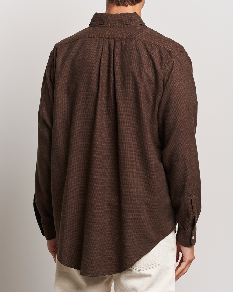 Herr | Skjortor | orSlow | Button Down Shirt Burgundy