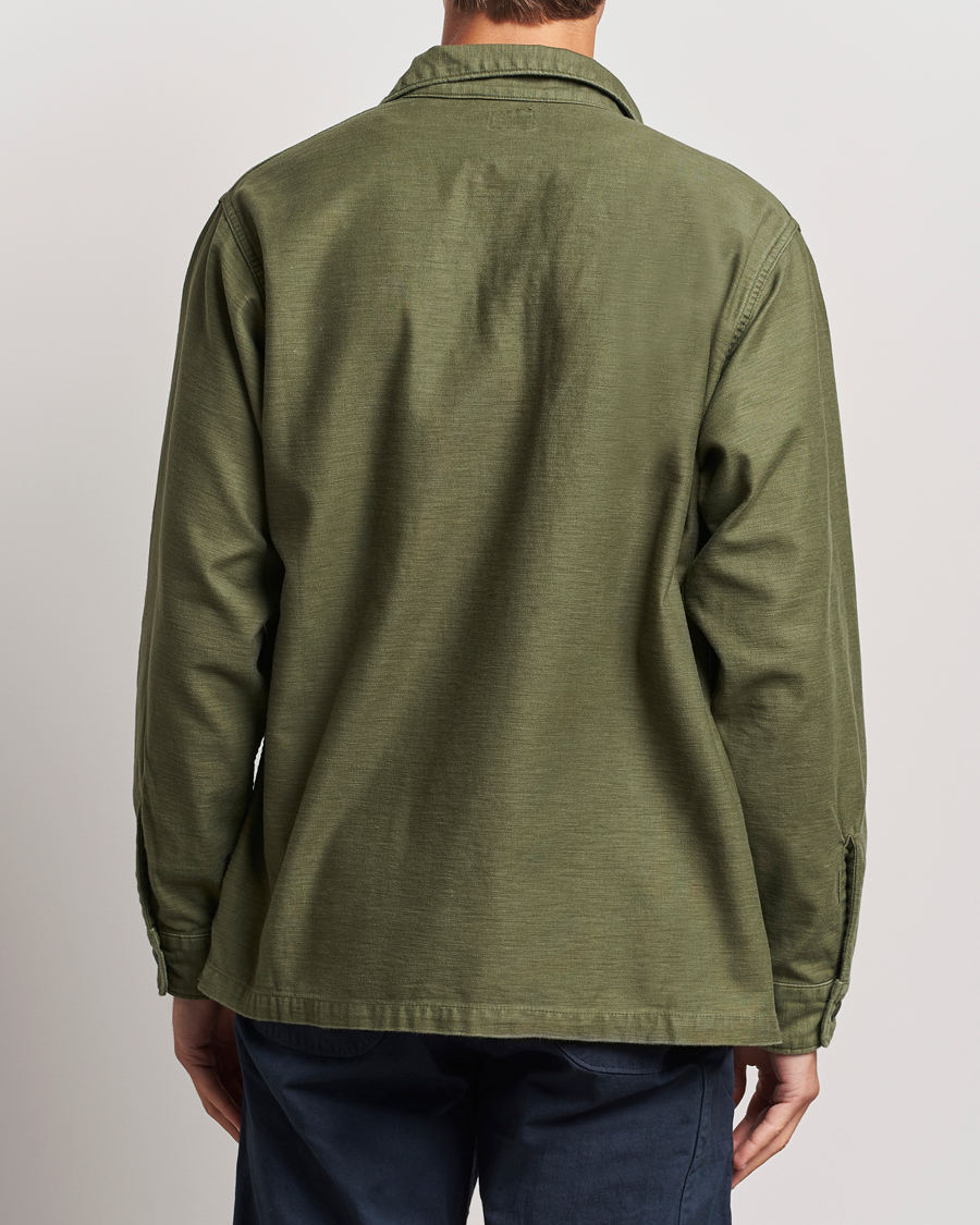 Herr | Skjortor | orSlow | 4 Pockets US Army Shirt Dark Olive