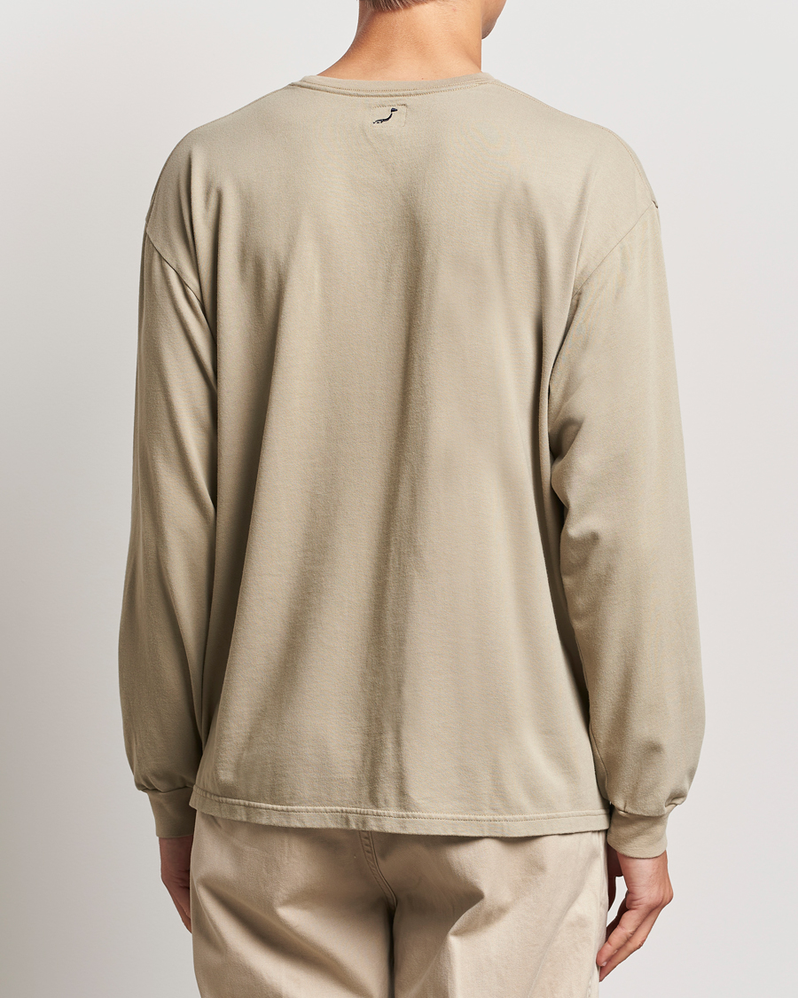 Herr | T-Shirts | orSlow | Relax Fit Long Sleeve T-Shirt Olive Drab