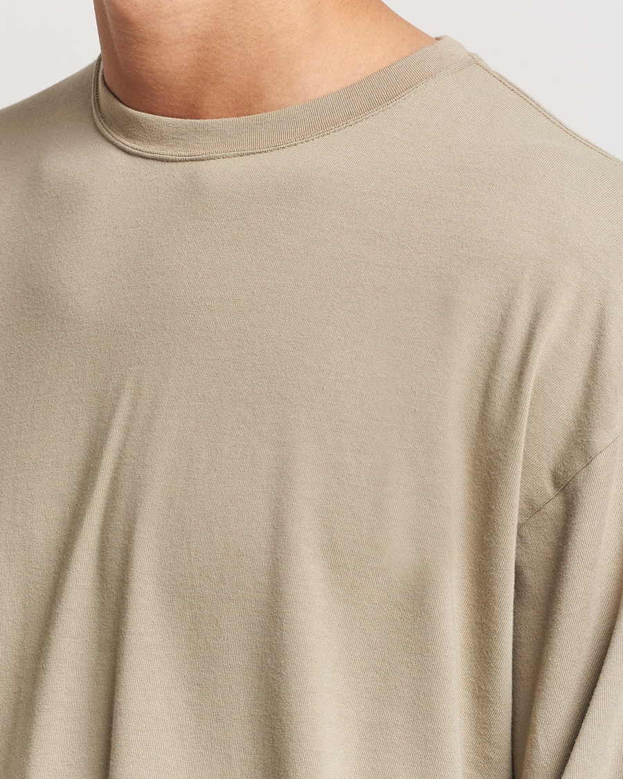 Herr | T-Shirts | orSlow | Relax Fit Long Sleeve T-Shirt Olive Drab