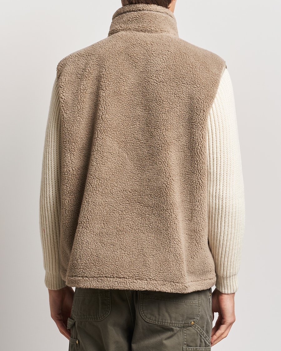 Herr | Jackor | orSlow | Boa Fleece Vest Graige