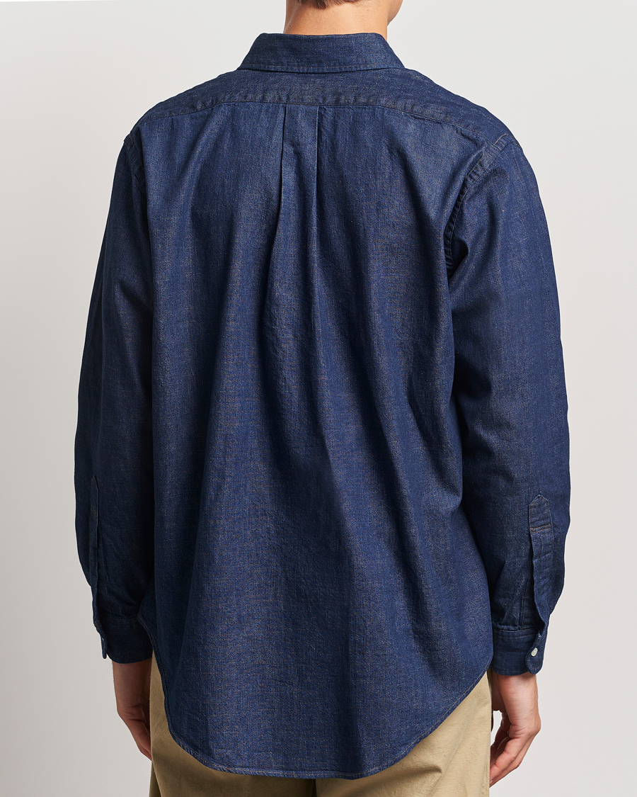 Herr | Skjortor | orSlow | Denim Button Down Shirt One Wash